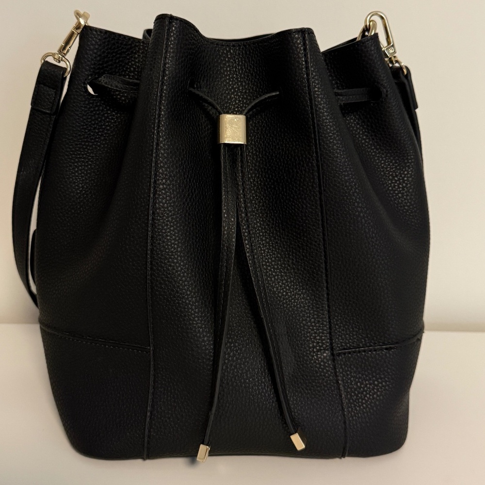 ZARA Faux Leather Bucket Bag